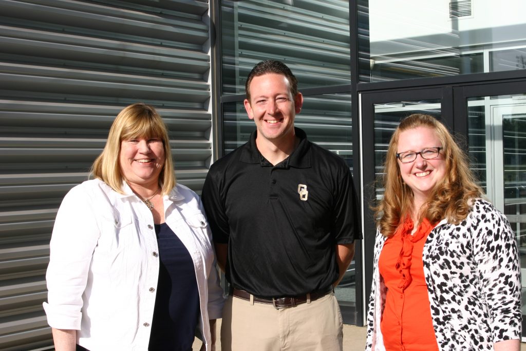 Spring Listening Tour 2016. OEA President Becky HIggins, Plain Local TA President David Frederick, and ECOEA President Julie Nelson.