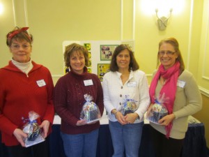 These ladies were the lucky door prize winners of warm winter treats and a Dunkin' Donuts gift card.